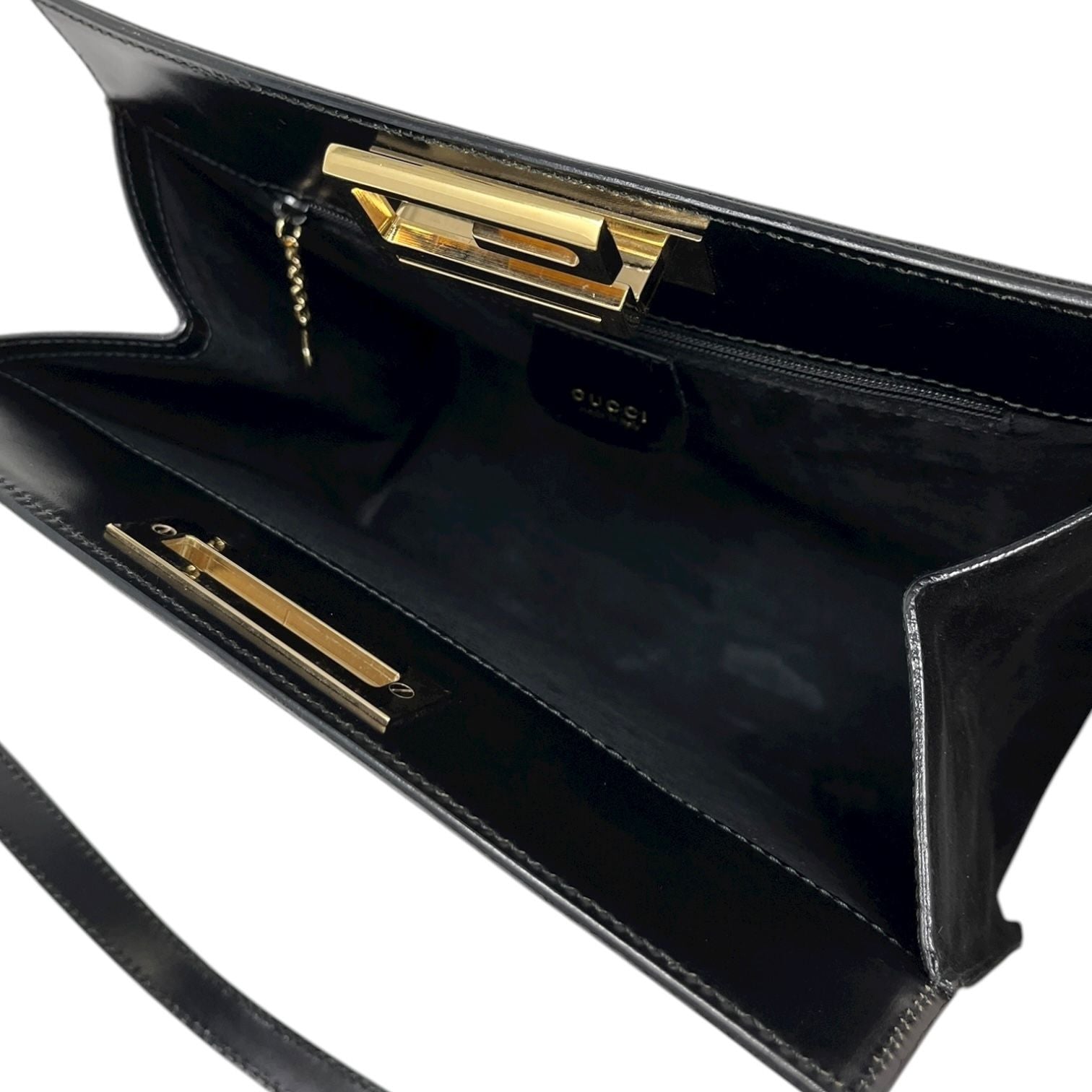 Gucci Black Suede Shoulder Bag