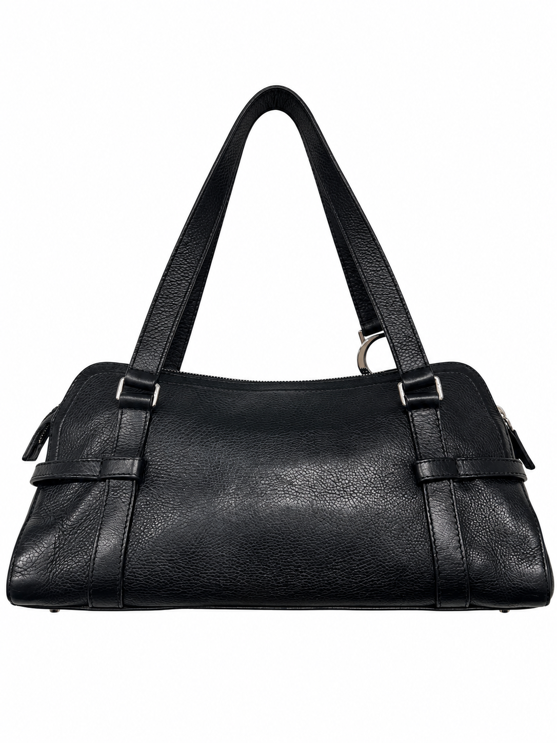 Dior Black Long Leather Shoulder Bag