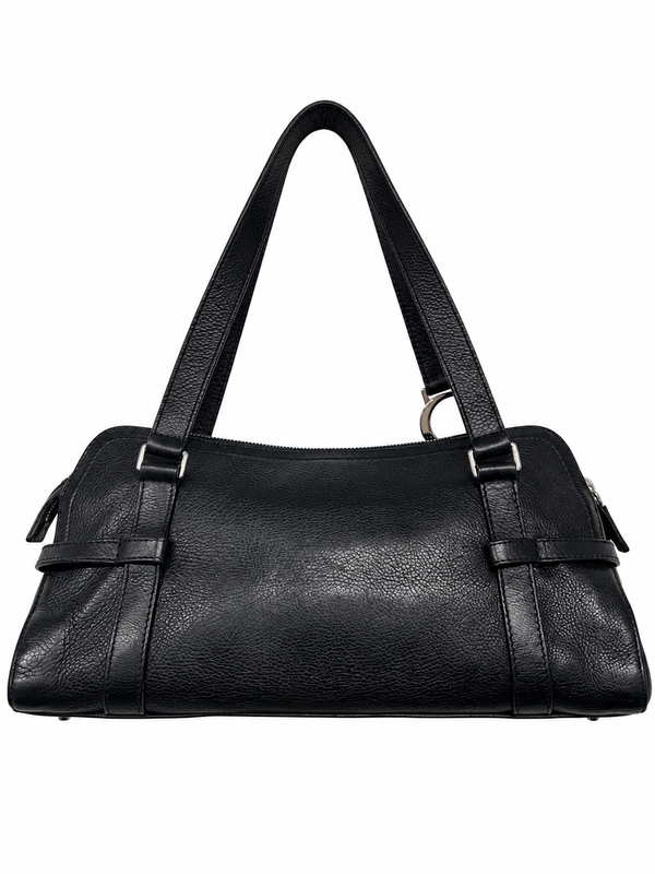 Dior Black Long Leather Shoulder Bag