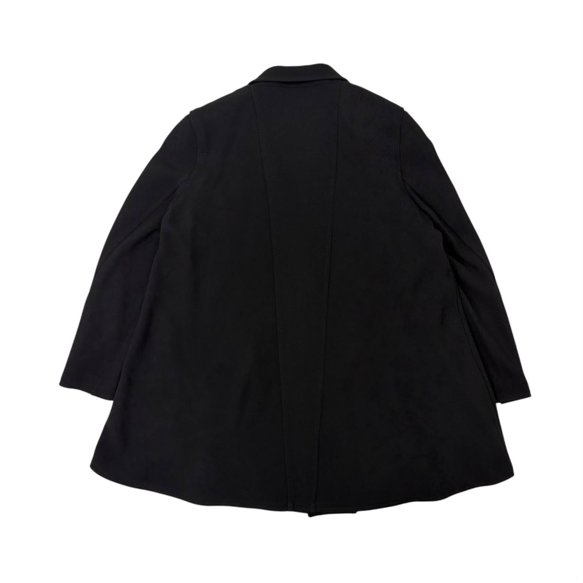 Chanel Black Wool Logo Button Jacket