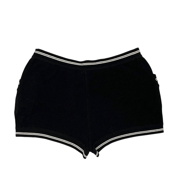 Chanel Navy Tennis  Logo Shorts