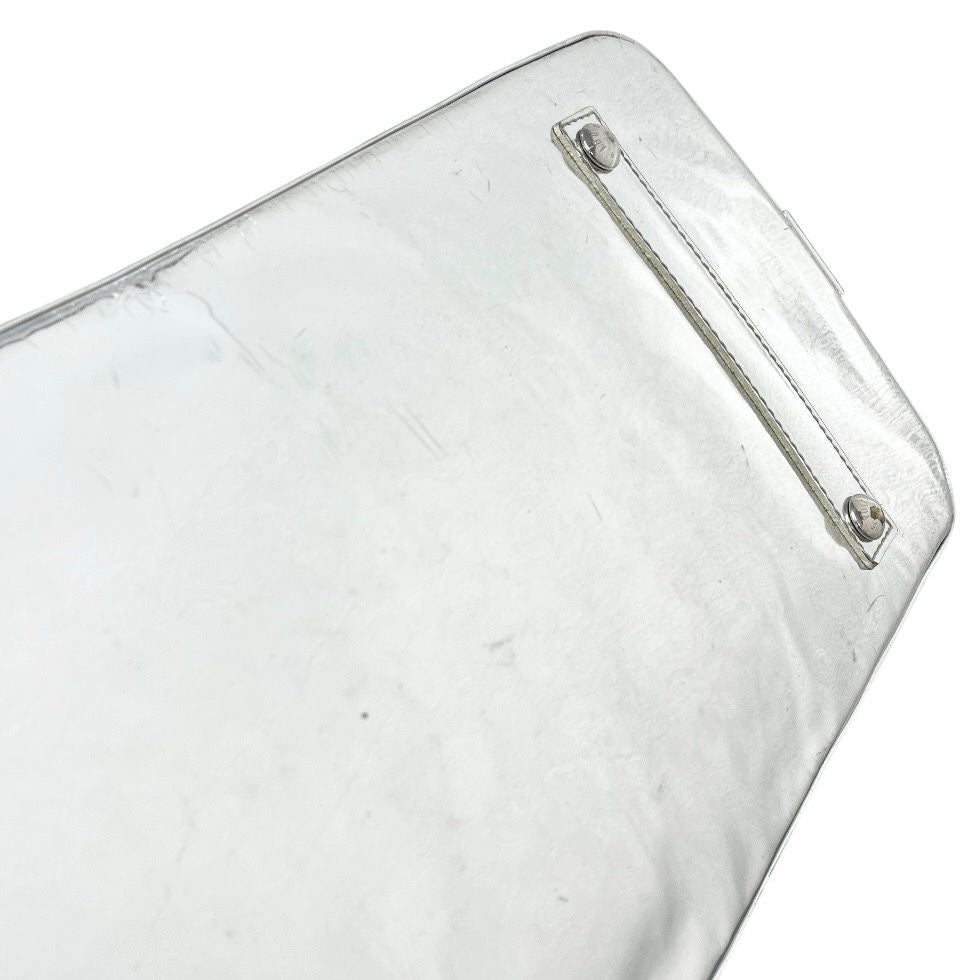 LOUIS VUITTON モノグラム　シルバー　Lサイズ Louis Vuitton Silver Monogram Miroir Alma GM Bag – Treasures of NYC