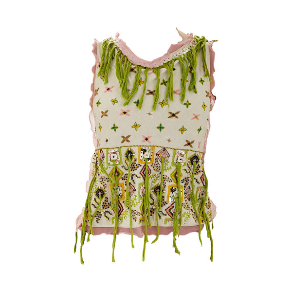 Fendi Fringe Beaded Top