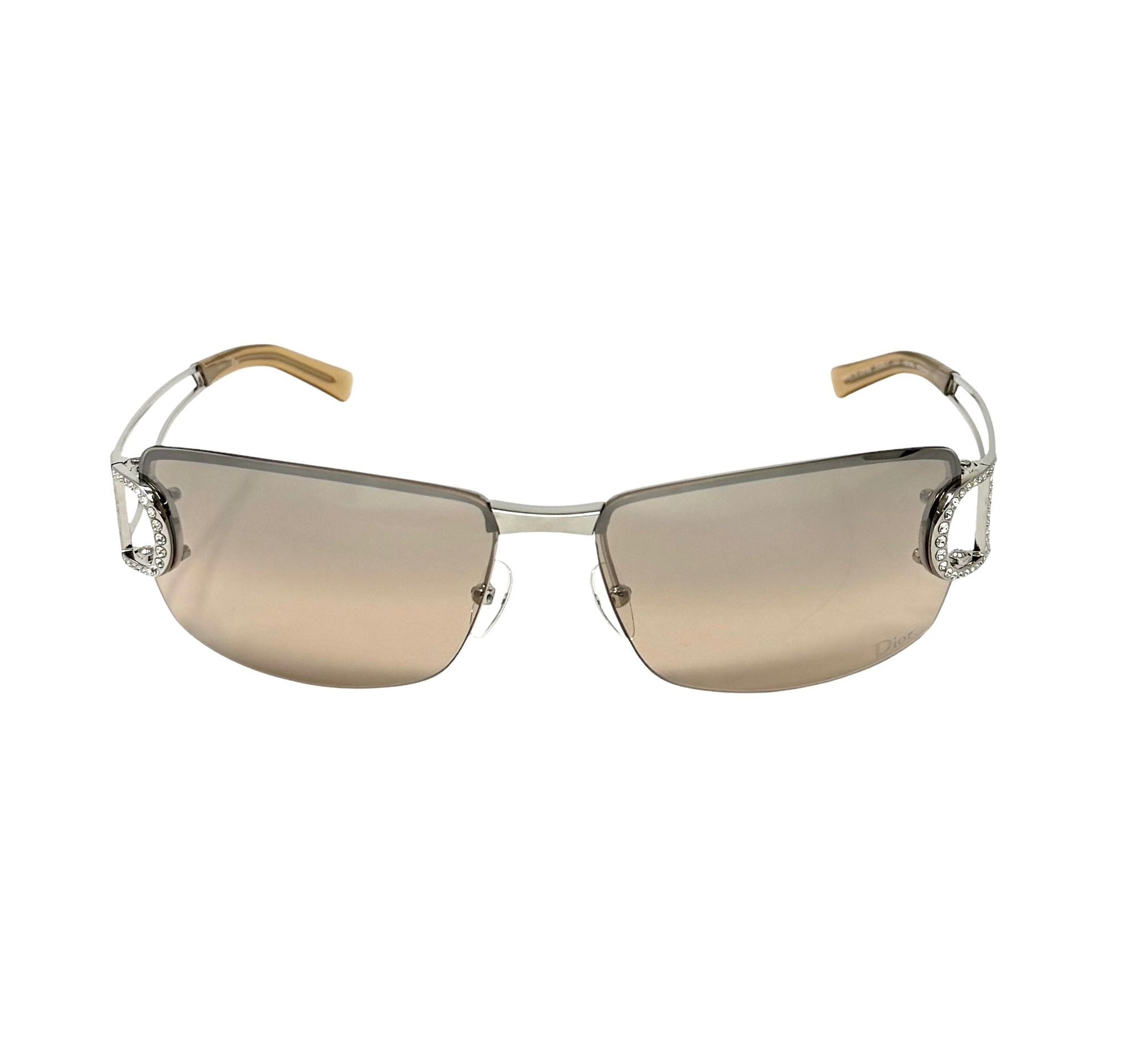 Dior Gold Rhinestone Sunglasses