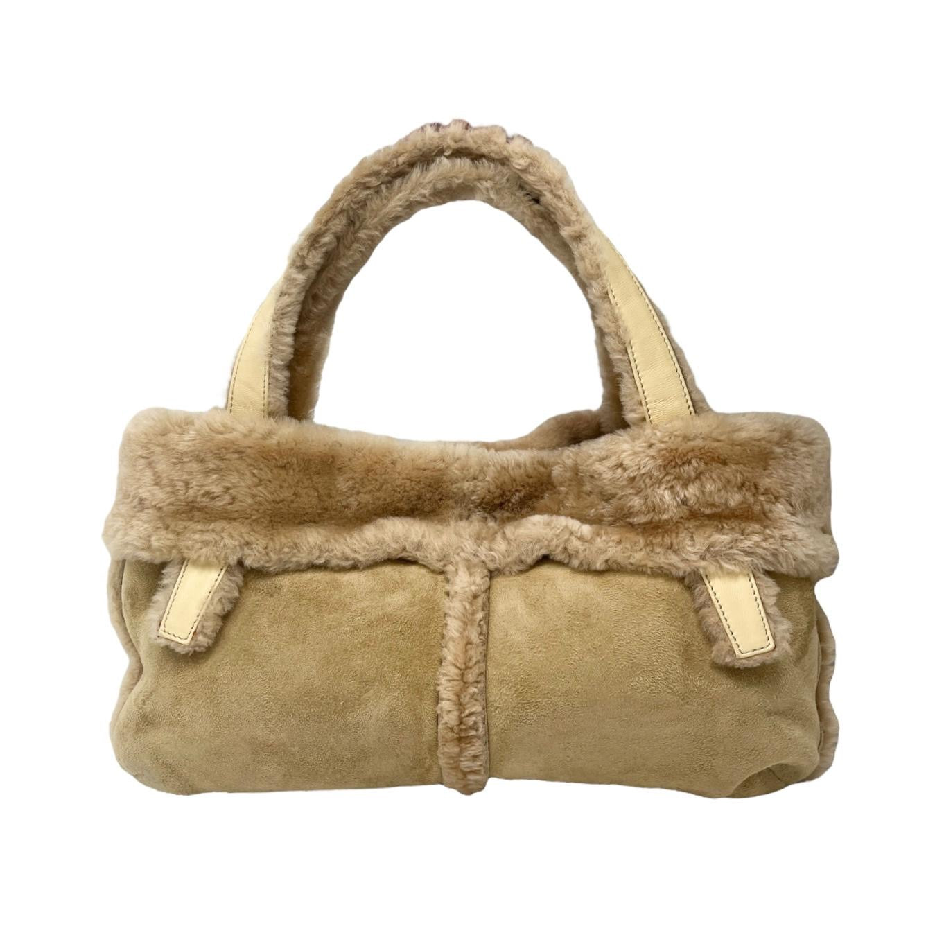 Loewe Shearling Logo Mini Bag