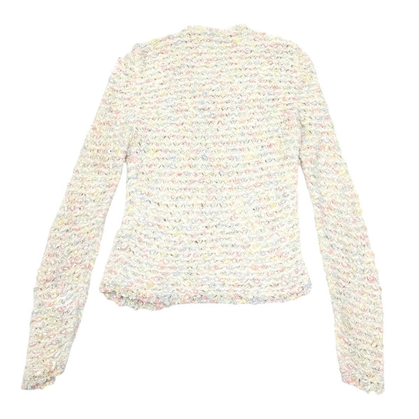 Chanel Pastel Open Weave Cardigan