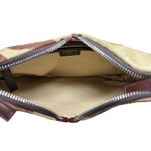 Fendi Brown Calfhair Shoulder Bag