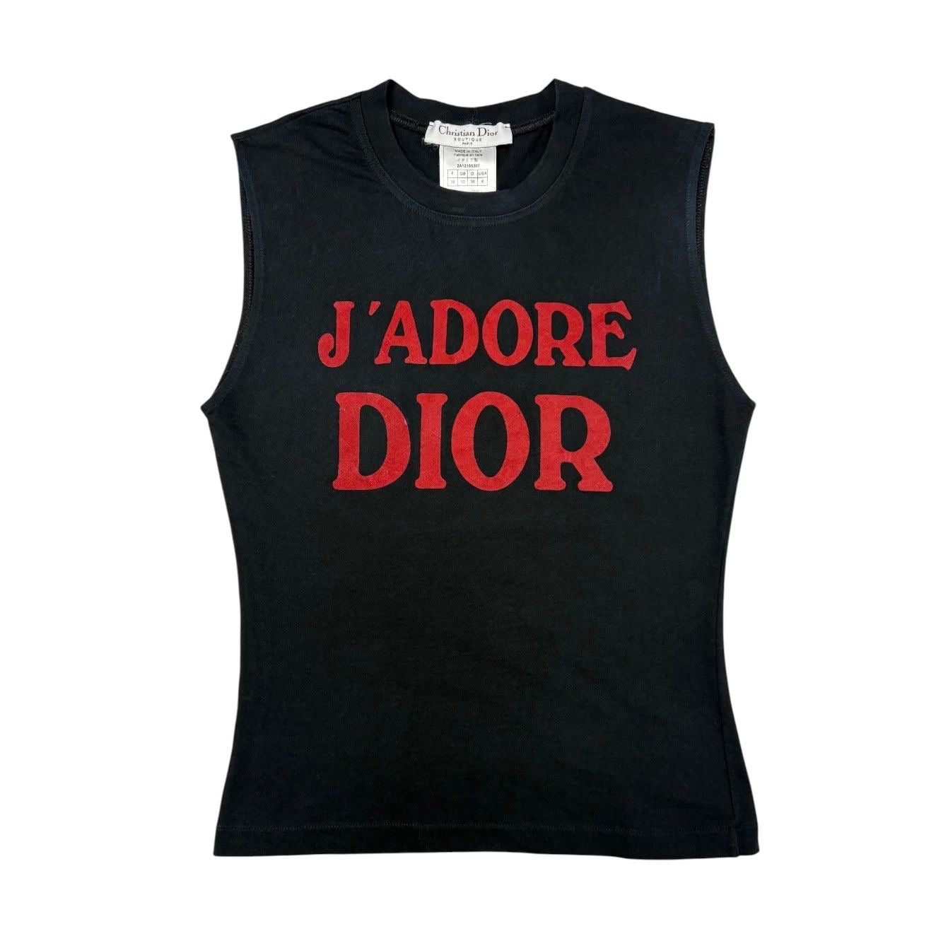 Dior Black ‘J’Adore’ Tank