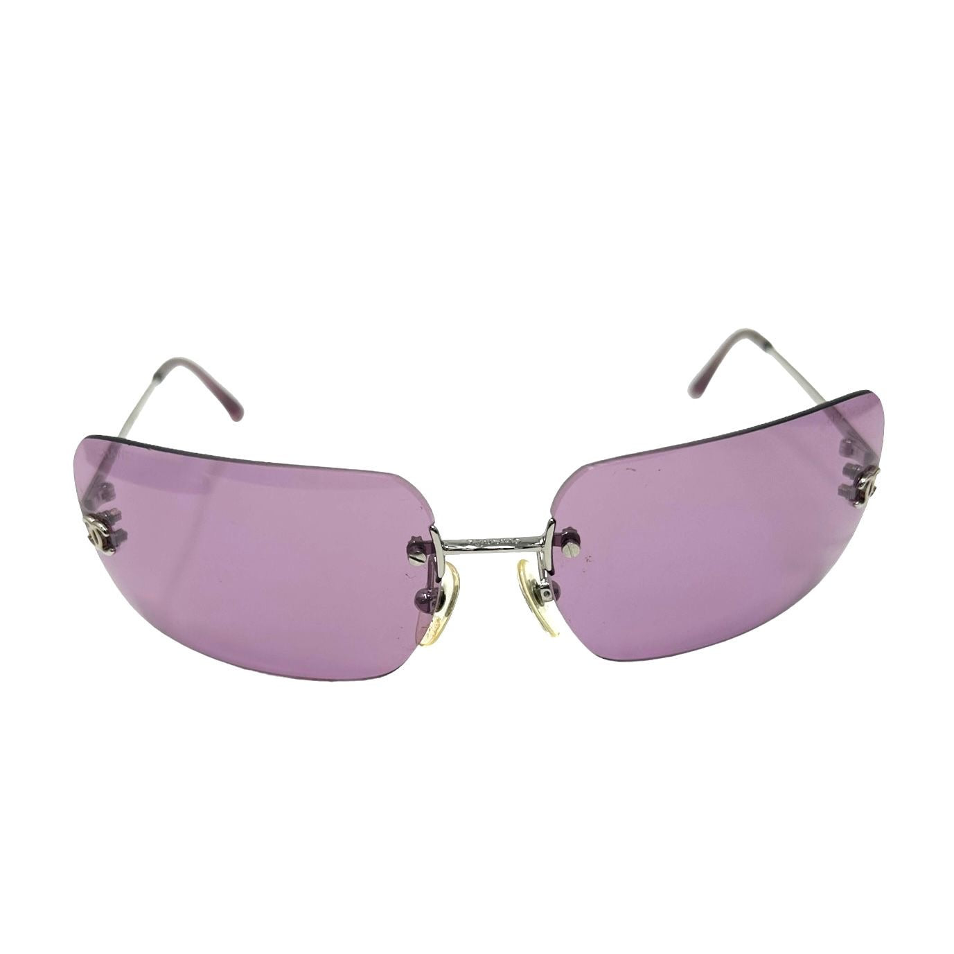 Chanel Pink Logo Sunglasses