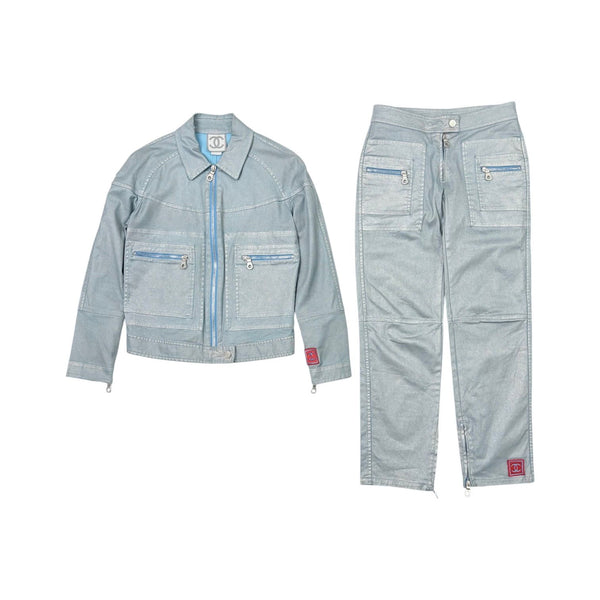 Chanel Blue Sport Logo Set