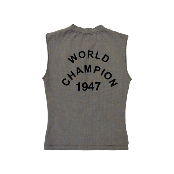 Dior Black + White Houndstooth J’adore Tank Top