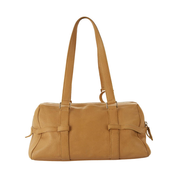 Dior Tan Leather Shoulder Bag