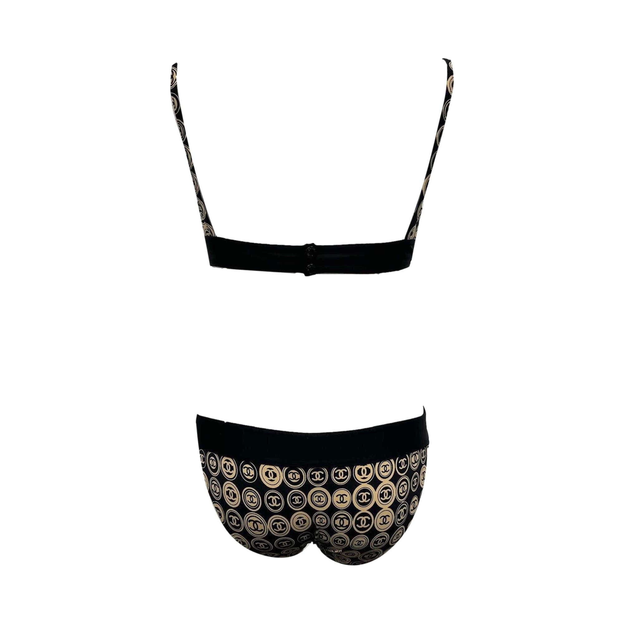 Chanel Medallion Logo Bikini