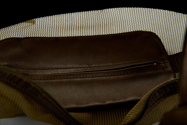 Chanel Green Mesh Chain Bag