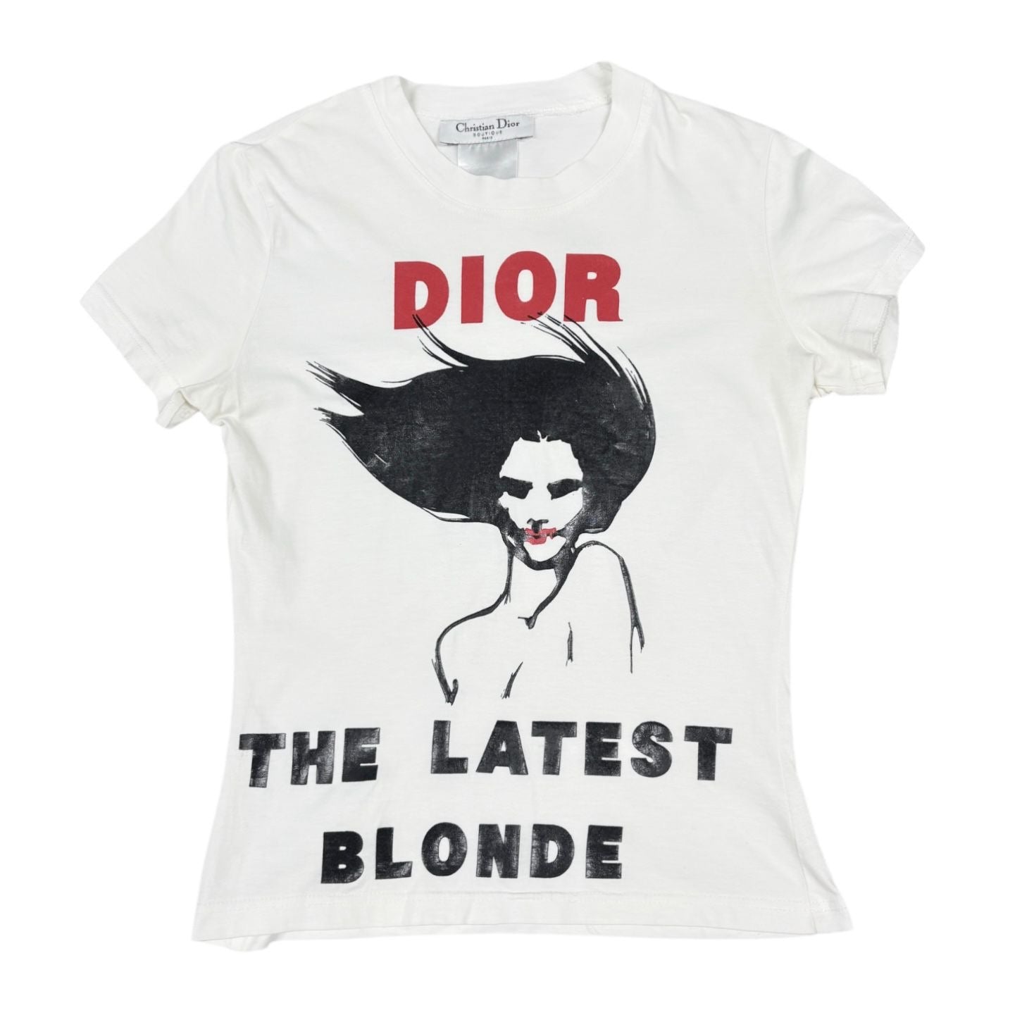 Dior “The Latest Blonde” Logo Tee – Treasures of NYC
