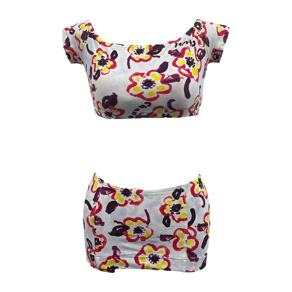 Chanel Floral Swim Set