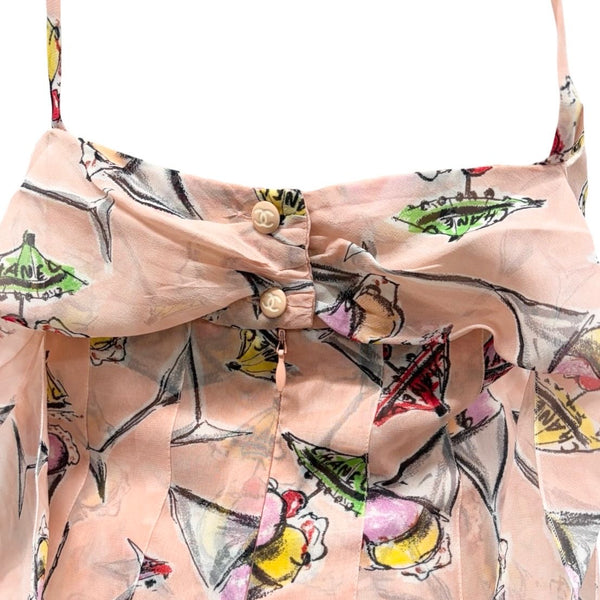 Chanel Pink Ice Cream Sundae Dress