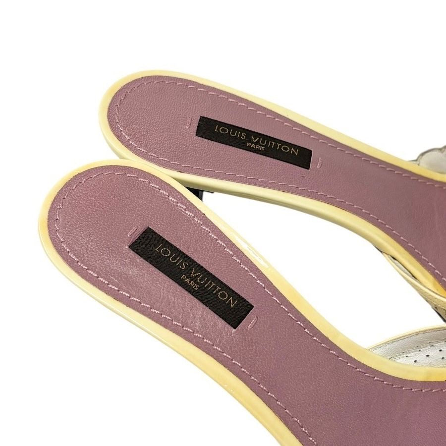 Louis Vuitton Mixed Media Kitten Heels