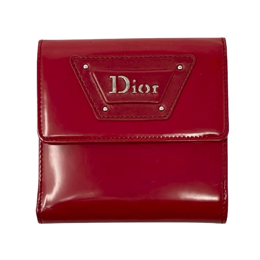 Dior Red Bondage Wallet