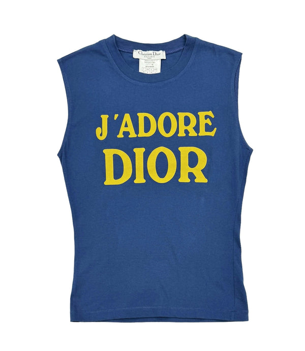 Dior J’adore Blue Logo Tank