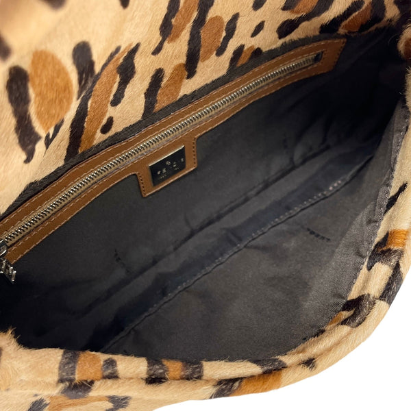 Fendi Tan Cheetah Baguette Bag