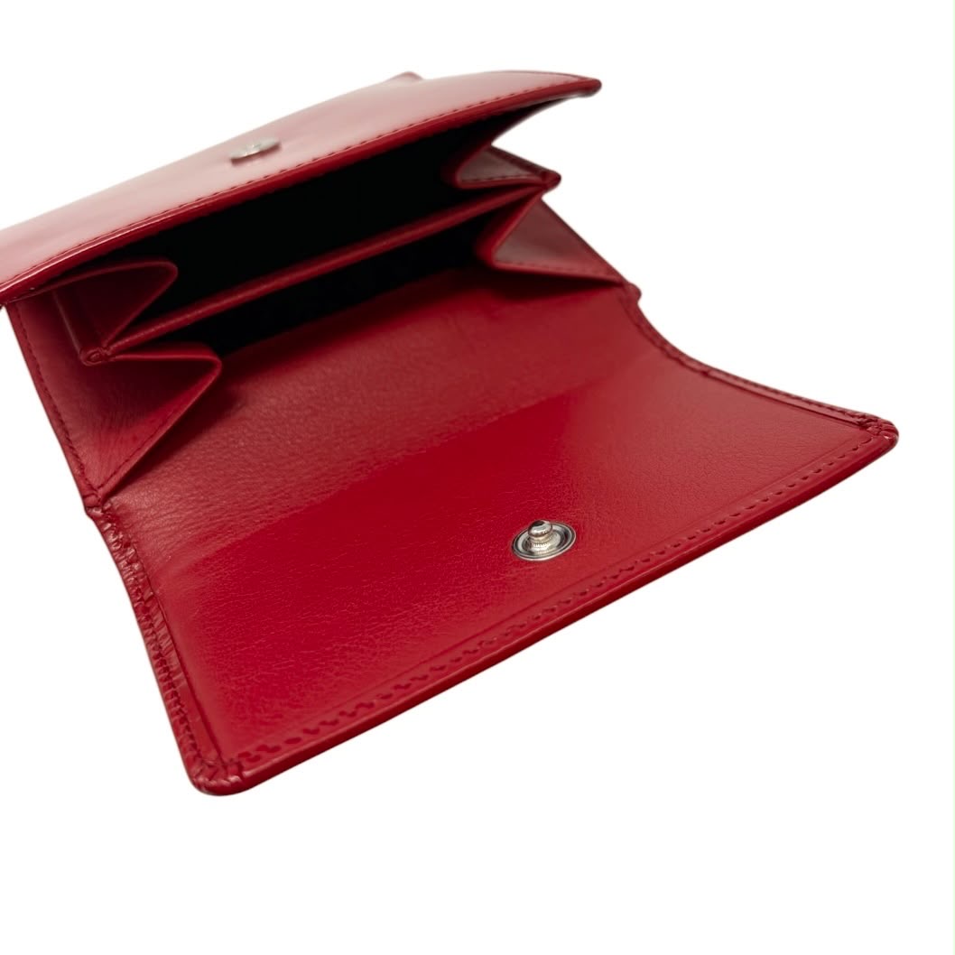 Dior Red Bondage Wallet