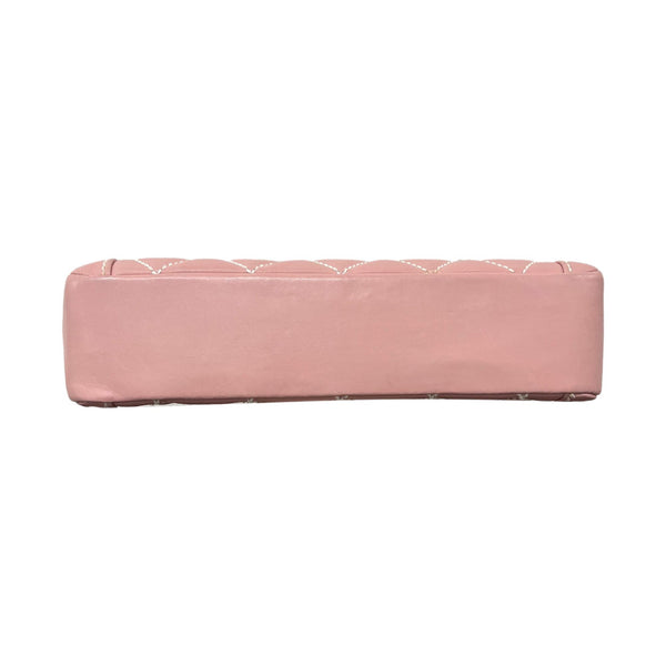 Chanel Pink Quilted Top Handle Bag