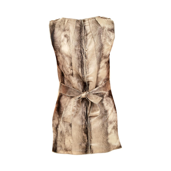 Dolce & Gabbana Fur Illusion Mini Dress