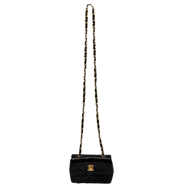 Chanel Black Mini Turnlock Flap Bag