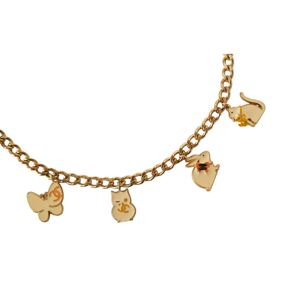 Chanel Gold Animal Charm Choker