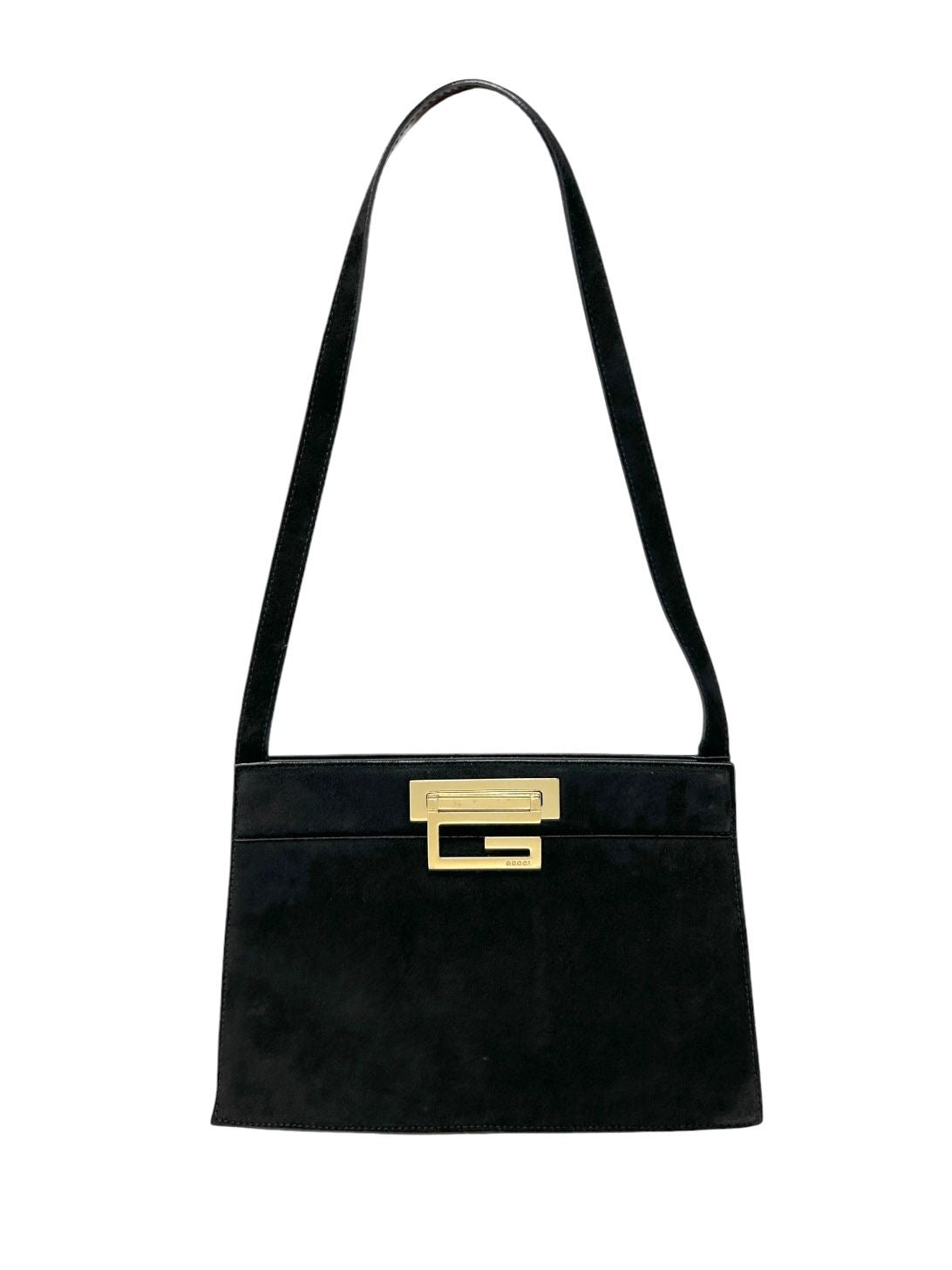 Gucci Black Suede Shoulder Bag