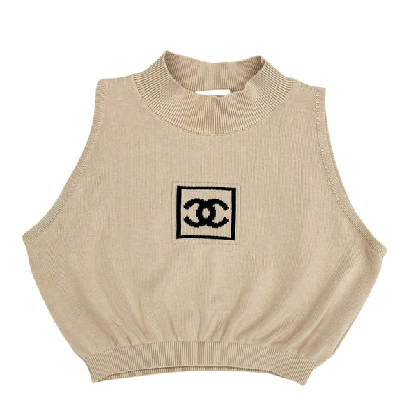 Chanel Knit Cropped Tank Top – Treasures of NYC
