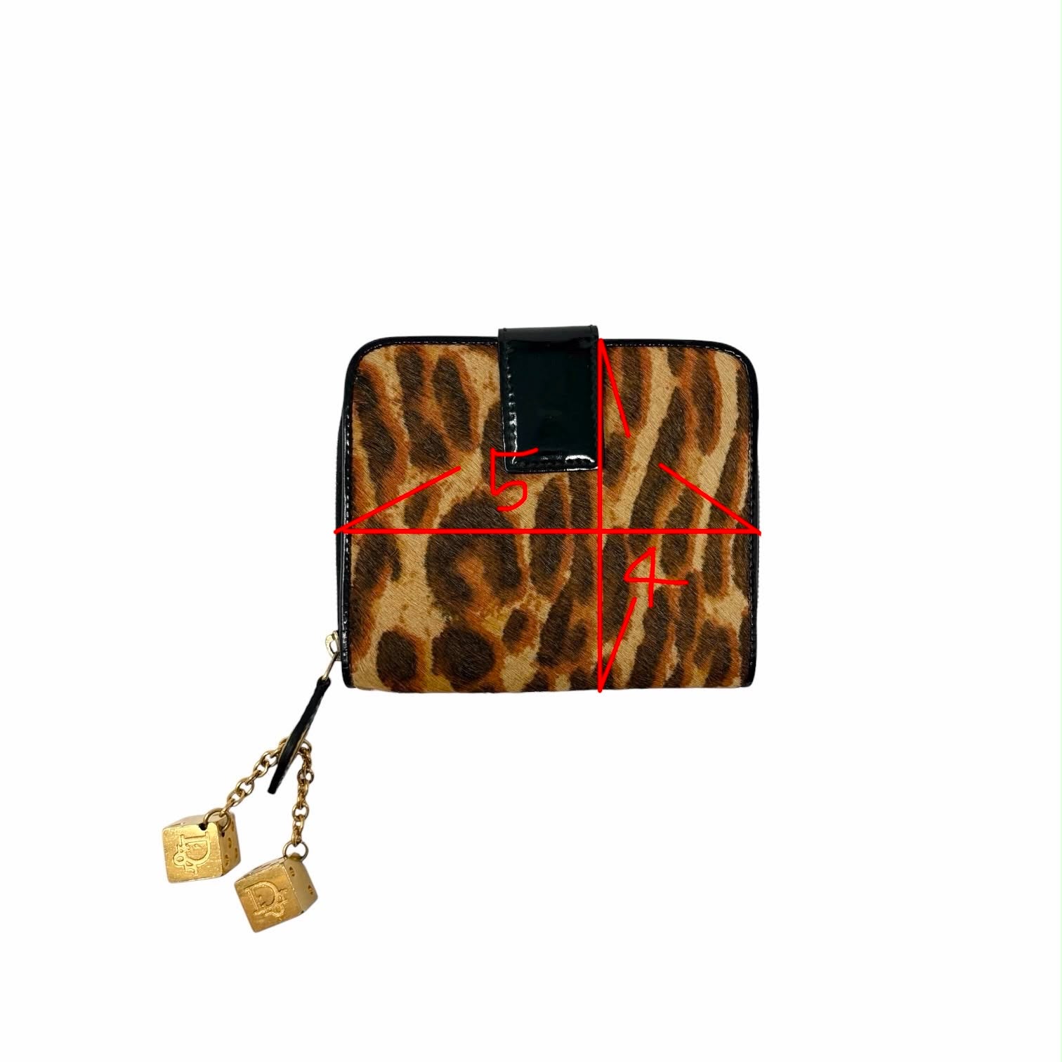Dior Gambler Cheetah Wallet