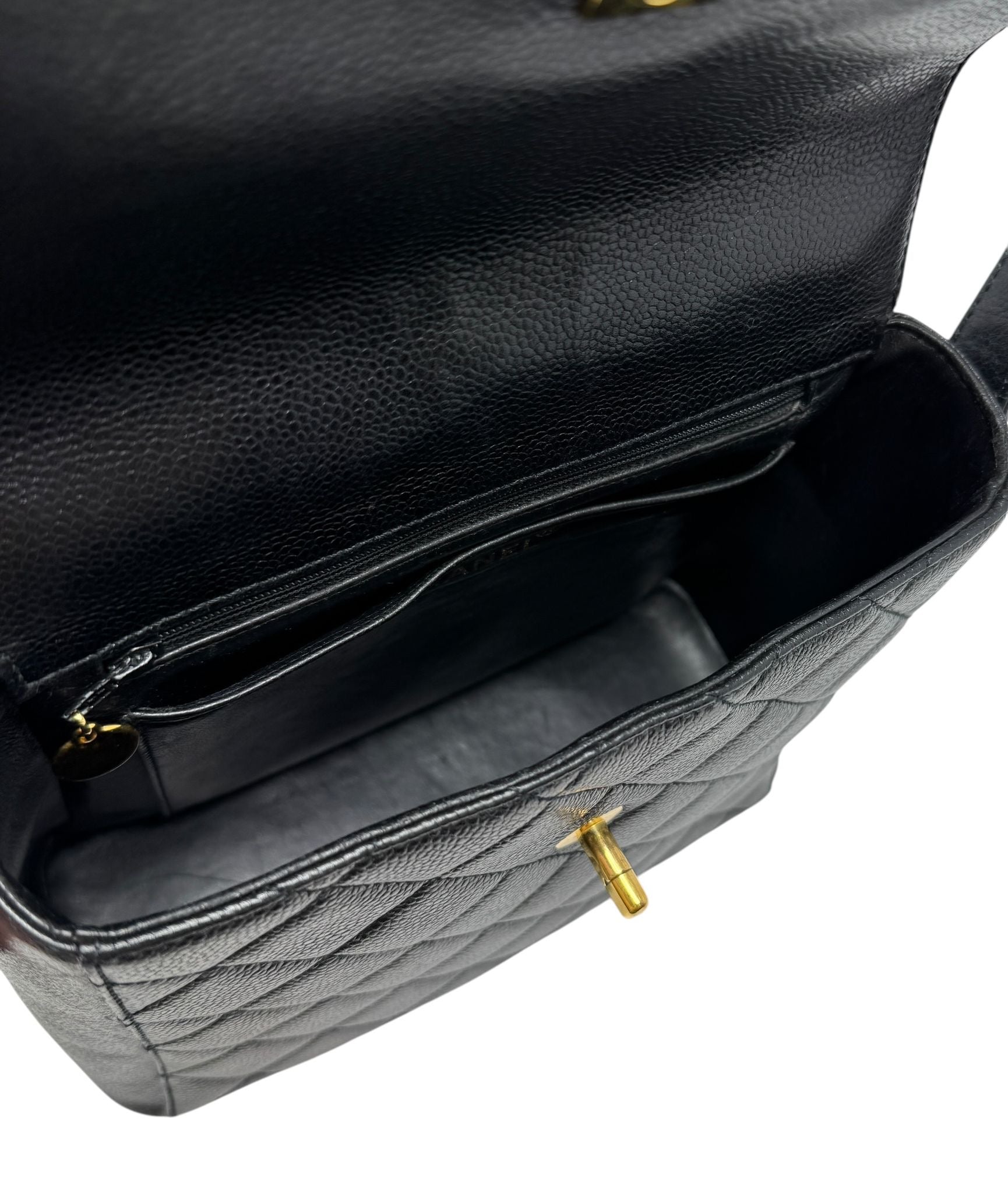Chanel Black Caviar Shoulder Bag