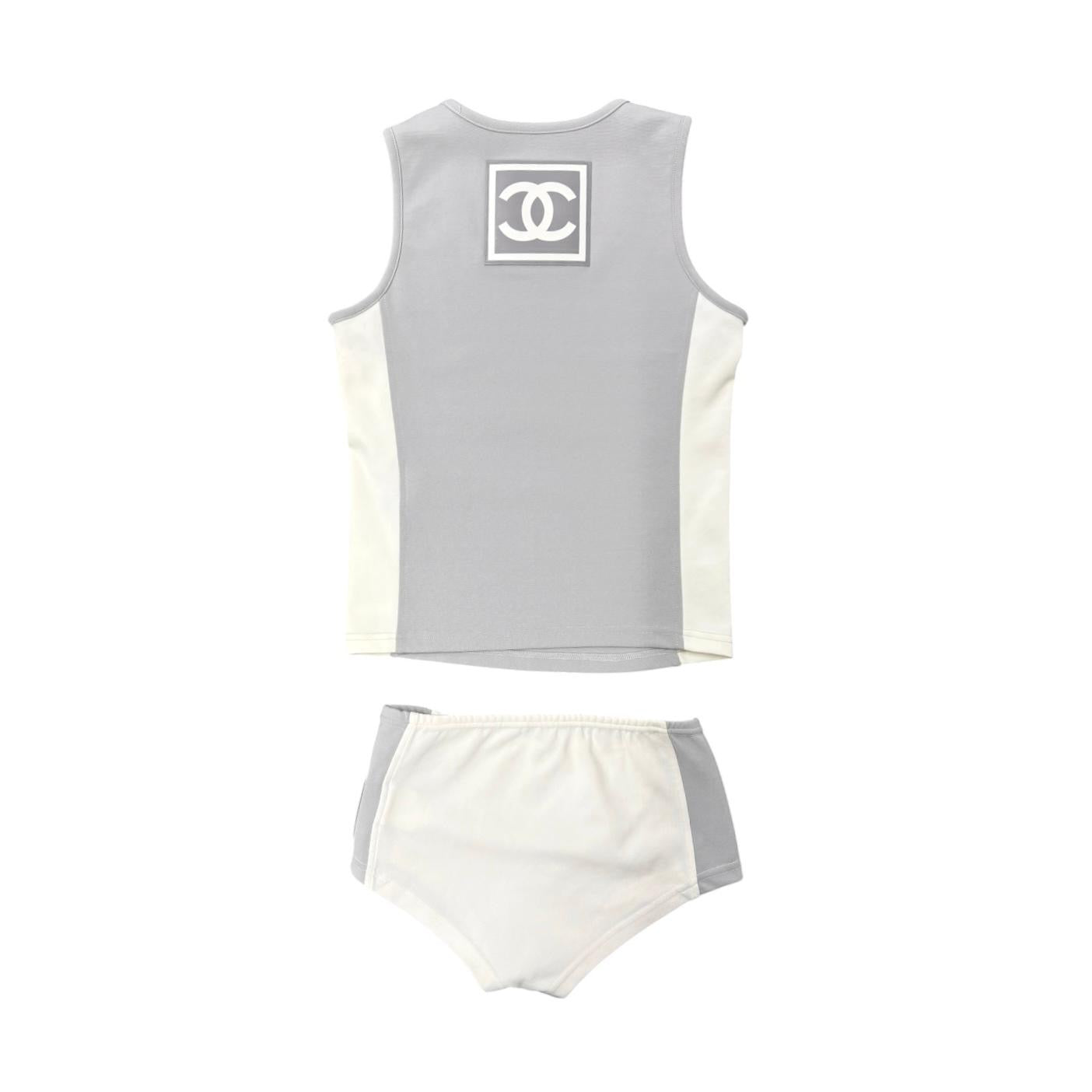 Chanel Logo Two Tone Sport Set