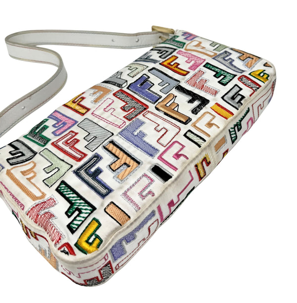 Fendi Multicolor Logo 2way Baguette