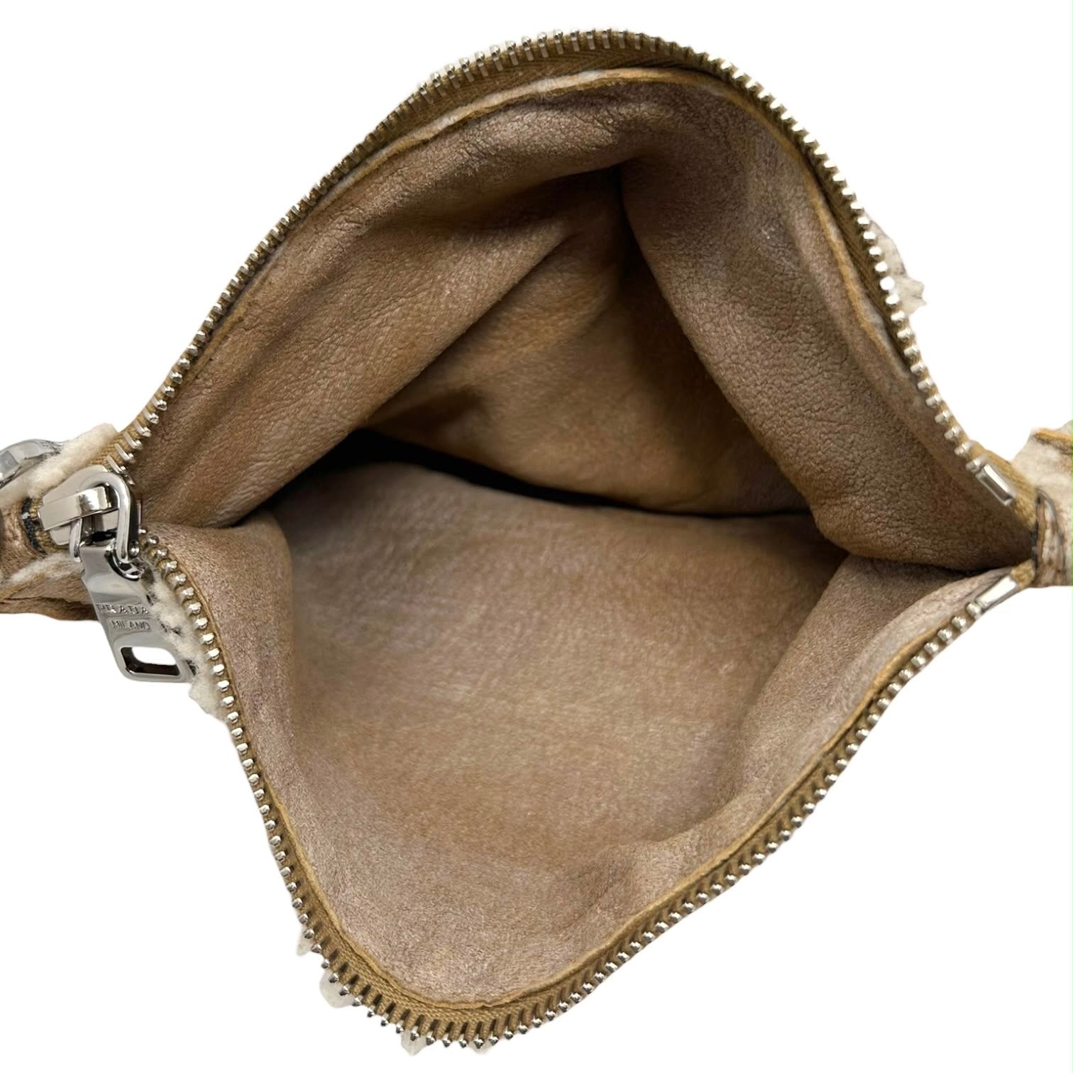 Prada Shearling Mini Shoulder Bag