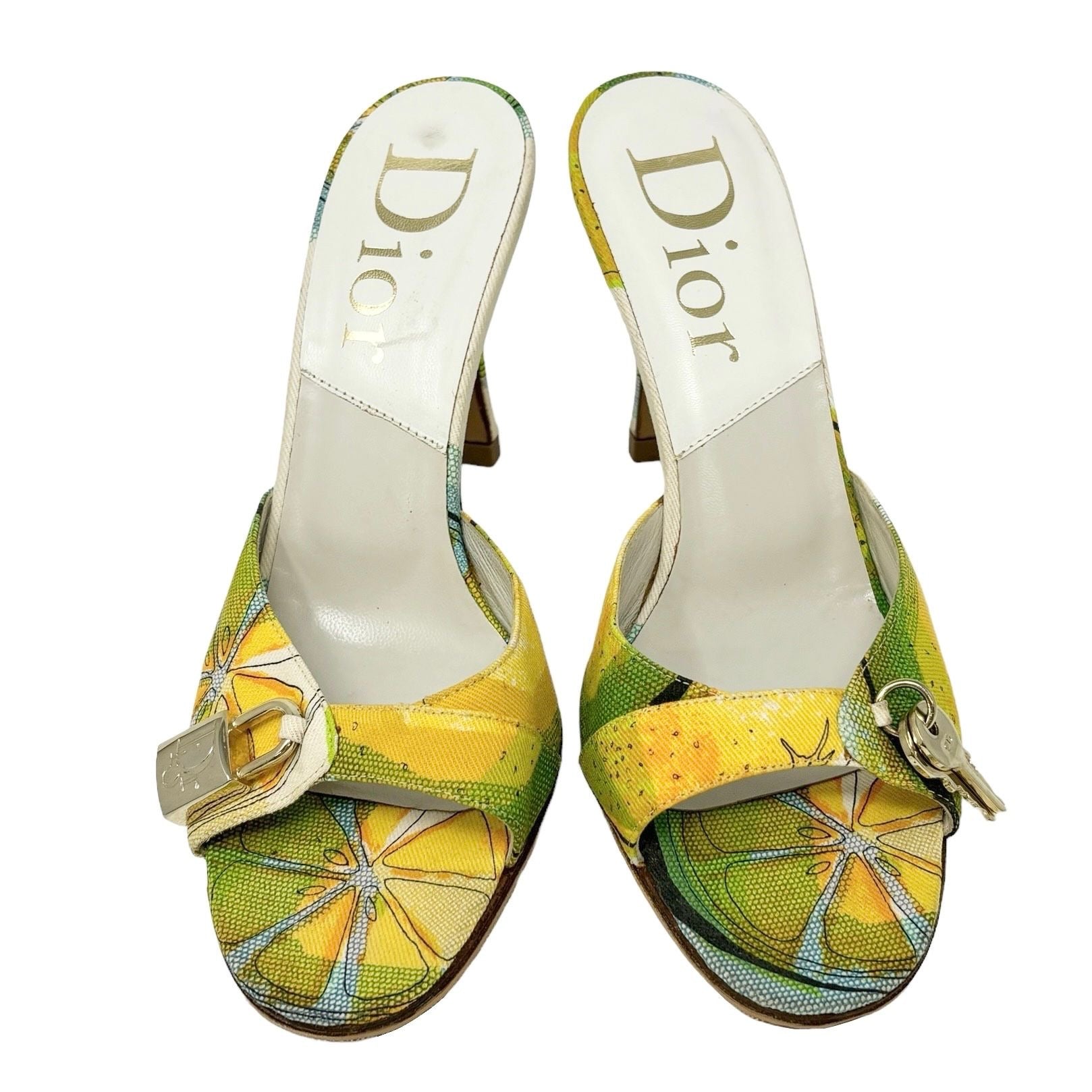 Dior Lock + Key Citrus Heels