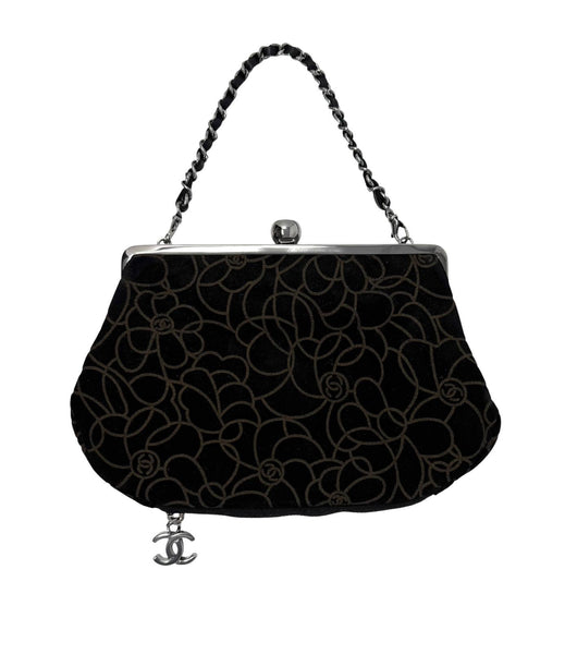 Chanel Brown Suede Mini Kisslock Bag – Treasures of NYC