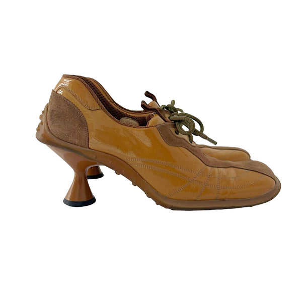 Miu Miu ブラウン ハイヒール FW 1999 Miu Miu Brown 1999 Heels – Treasures of NYC