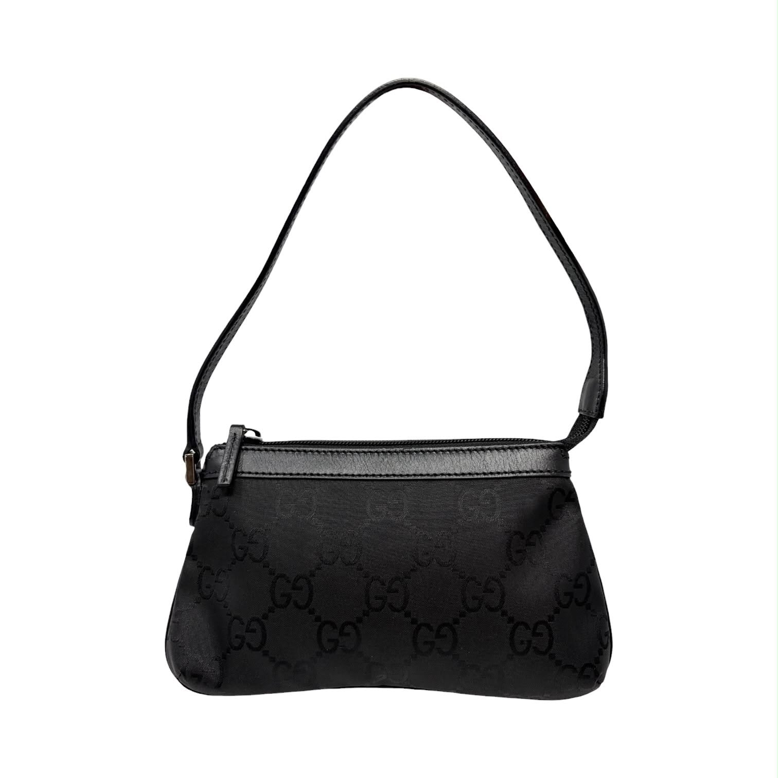 Gucci Black Canvas Mini Shoulder Bag
