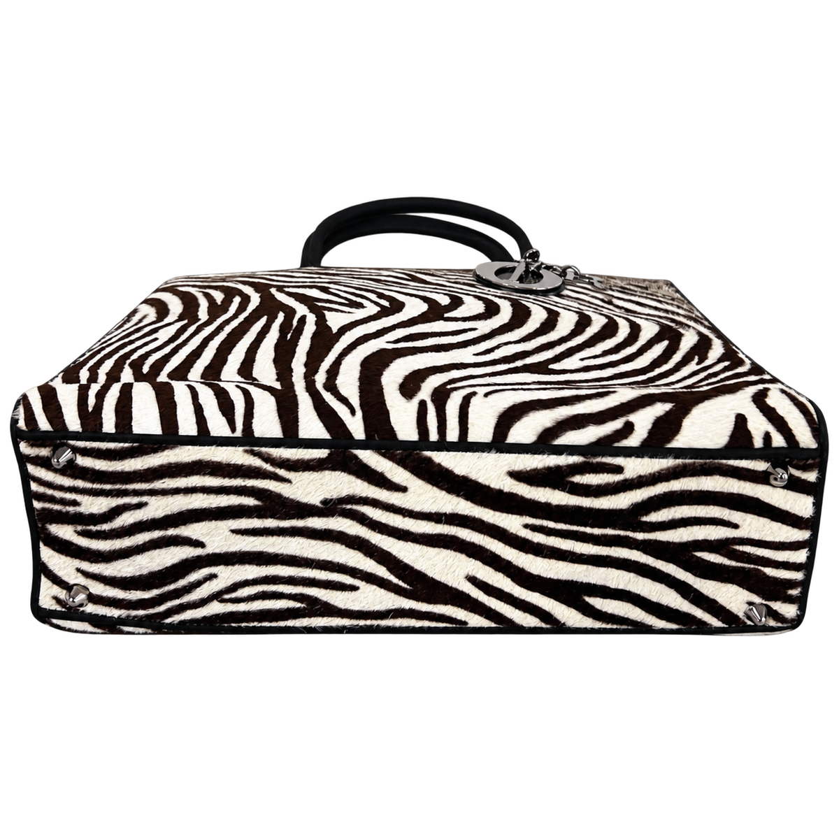 Dior Zebra Print Calf Hair Lady Bag