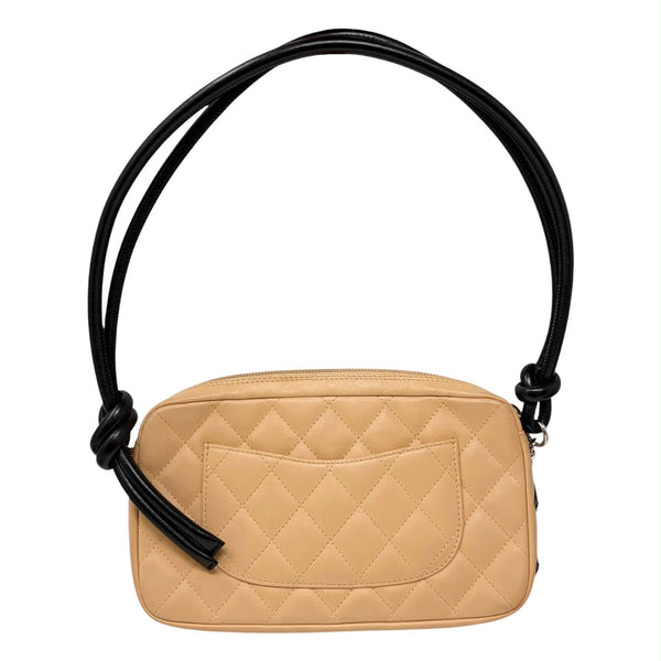 Chanel Tan Quilted Cambon Shoulder Bag