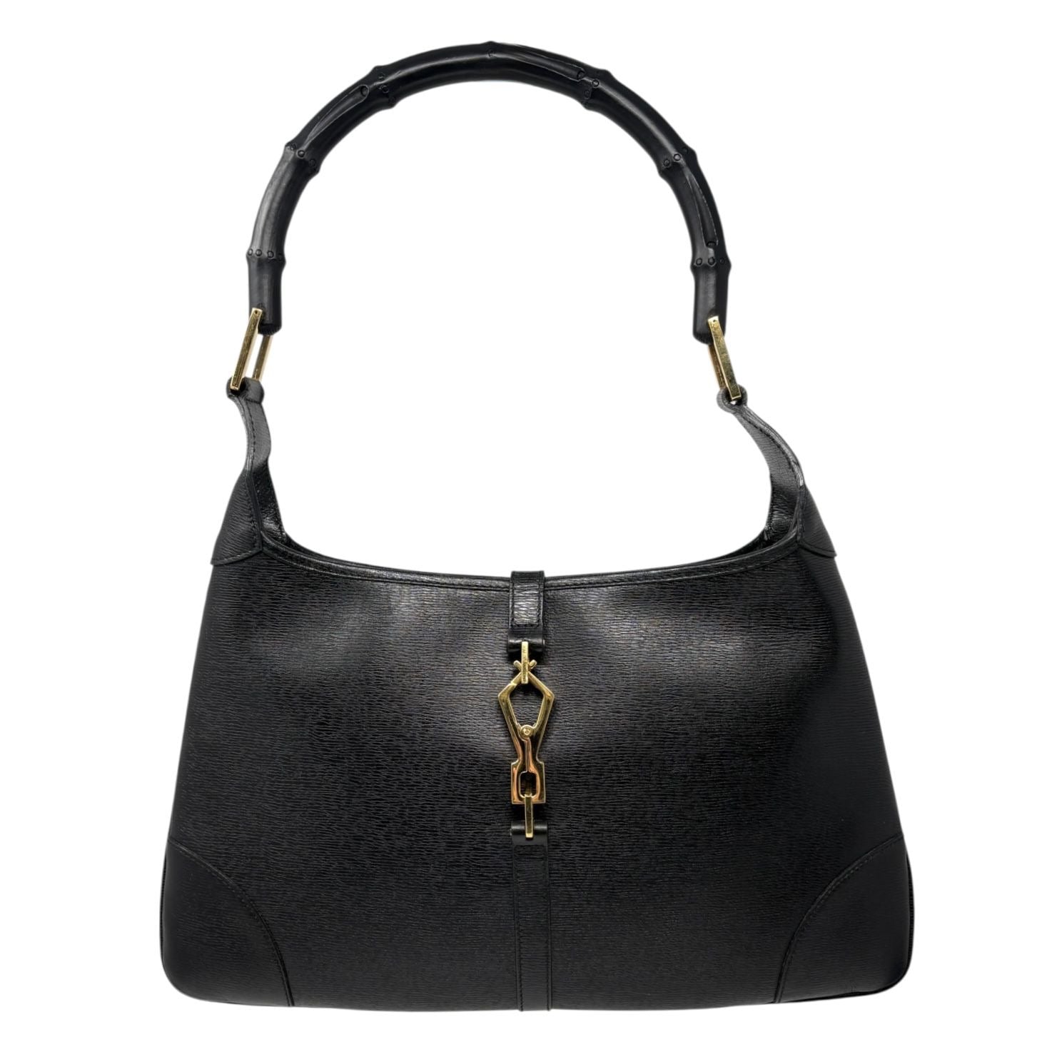 Gucci Black Bamboo Shoulder Bag