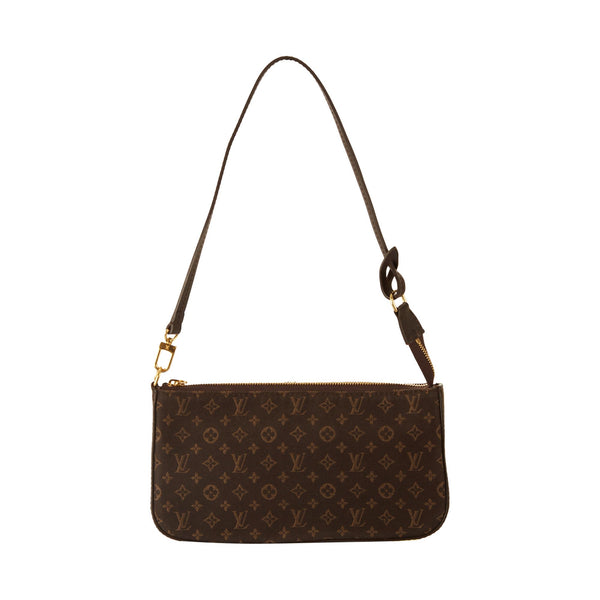 Louis Vuitton Brown Logo Shoulder Bag