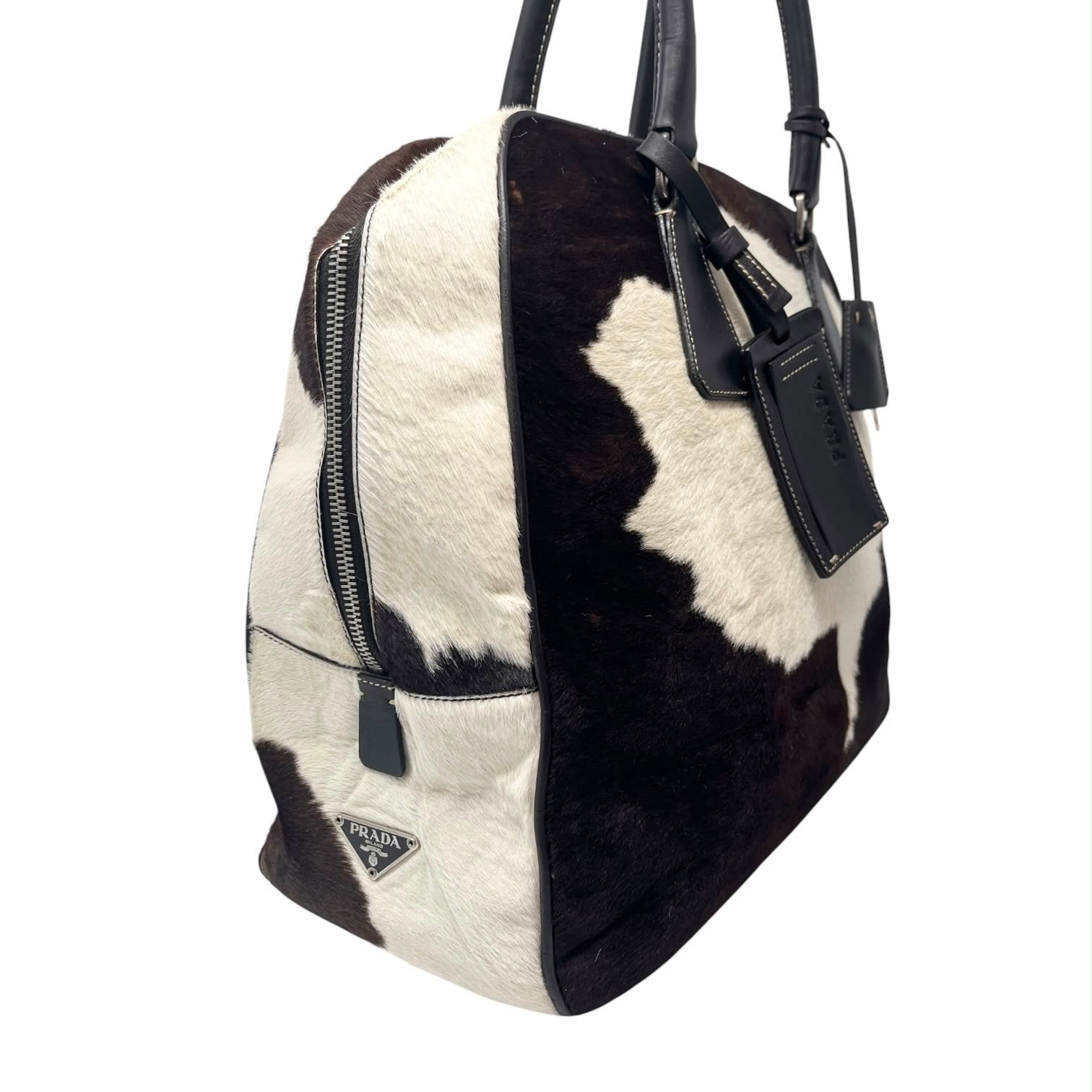 Prada Cow Calf-Hair Bag