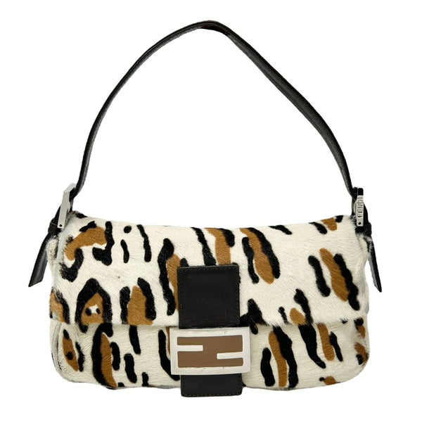 Fendi Leopard Print Baguette