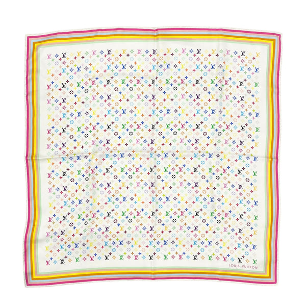 Louis Vuitton White Murakami Scarf – Treasures of NYC