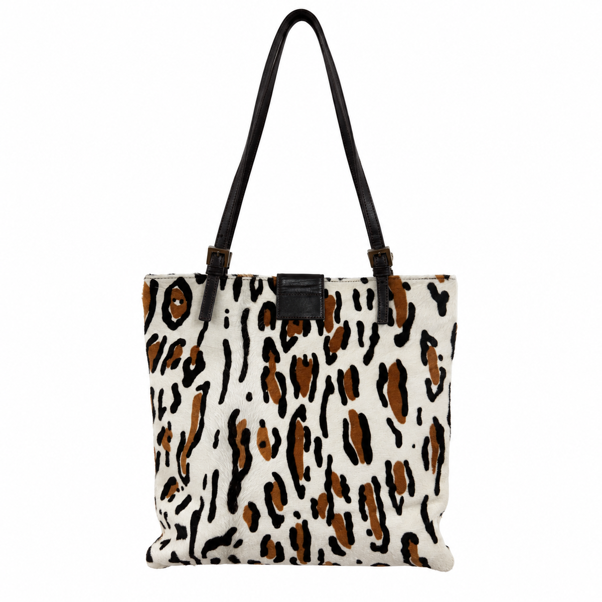 Fendi Cheetah Calf Hair Shoulder Bag