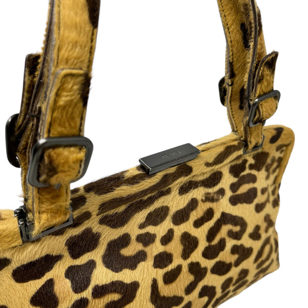 Prada Cheetah Top Handle Bag